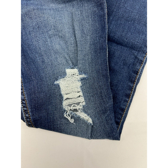 Womens Hollister Jeans Size 0 Regular High Ris Super Skinny Crop Denim - Picture 3 of 14